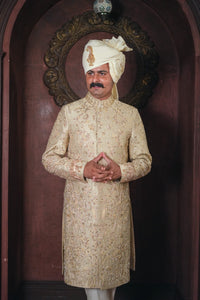 Royal Ivory Sherwani - 1